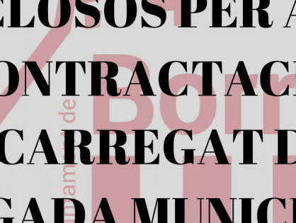 LISTADO DE ADMITIDOS Y EXCLUIDOS PARA LA SELECCIÓN DE UN ENCARGADO DE OBRAS Y SERVICIOS