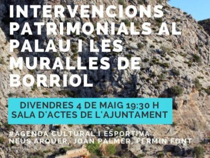 XARRADA SOBRE LES INTERVENCIONS PATRIMONIALS