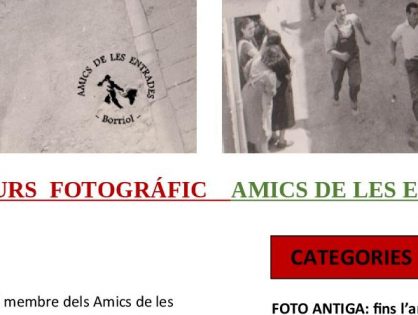 V CONCURS FOTOGRÀFIC DELS AMICS DE LES ENTRADES