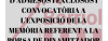 LISTADO DE ADMITIDOS Y CONVOCATORIA A EXPOSICIÓN DE LA MEMORIA.