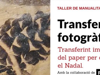 TALLER DE TRANSFER FOTOGRÁFICO PARA DECORAR LA NAVIDAD