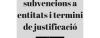 CONCESIÓN DE SUBVENCIONES Y PLAZO PARA JUSTIFICARLAS