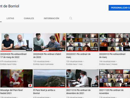 PLE ORDINARI DEL MES DE MAIG DE 2022 AL YOUTUBE