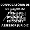 TRES PROCESOS SELECTIVOS: PSICÓLOGO, ASESOR JURÍDICO Y TÉCNICO DE JUVENTUD