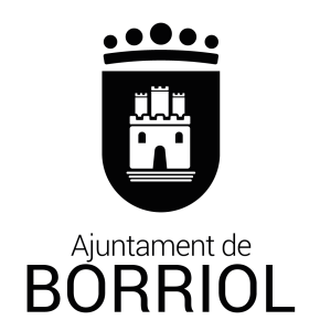 Imagotip Vertical Negre - Ajuntament de Borriol