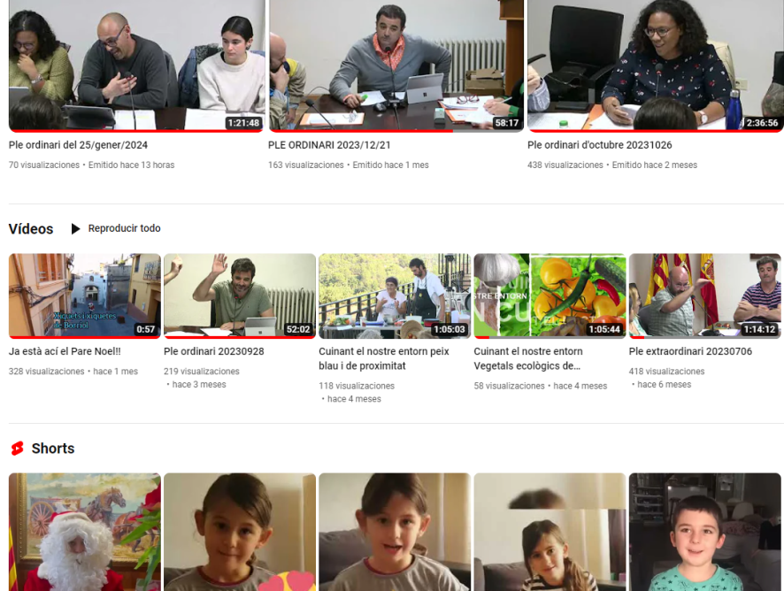 PLE ORDINARI DE 25 DE GENER AL YOUTUBE
