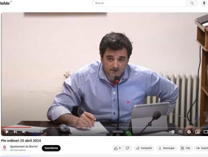 PLE ORDINARI DE 25 D’ABRIL AL YOUTUBE