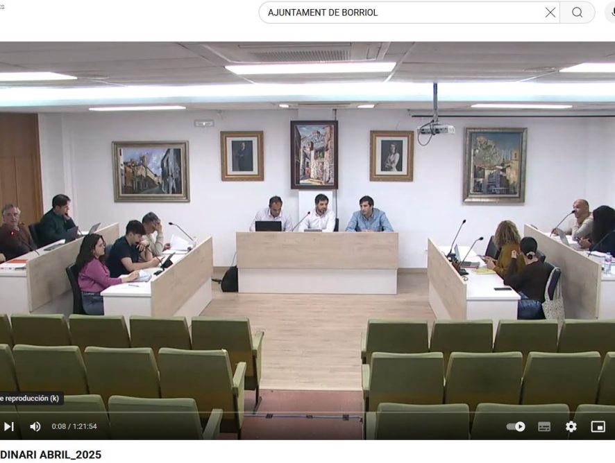 CONVOCATÒRIA I ORDRE DEL DIA DEL PLE DE MAIG/2025