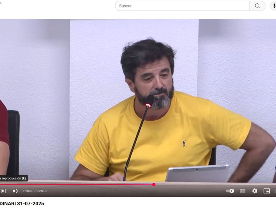 PLE ORDINARI DE 31 DE JULIOL AL YOUTUBE