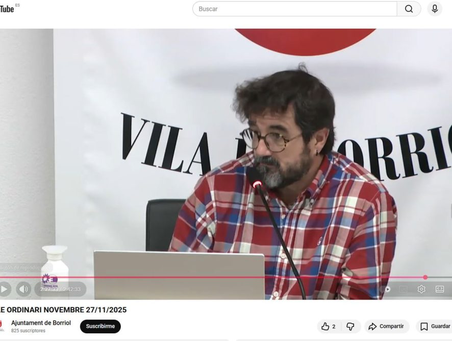 PLE ORDINARI DE 27 DE NOVEMBRE AL YOUTUBE