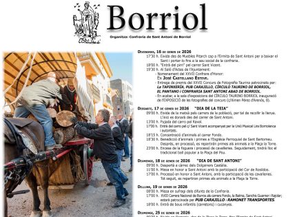 FESTIVITAT SANT ANTONI 2026