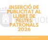 PUBLICITA EL TEU NEGOCI EN EL PROGRAMA DE FESTES DE SANT BARTOMEU I SANT ROC 2026