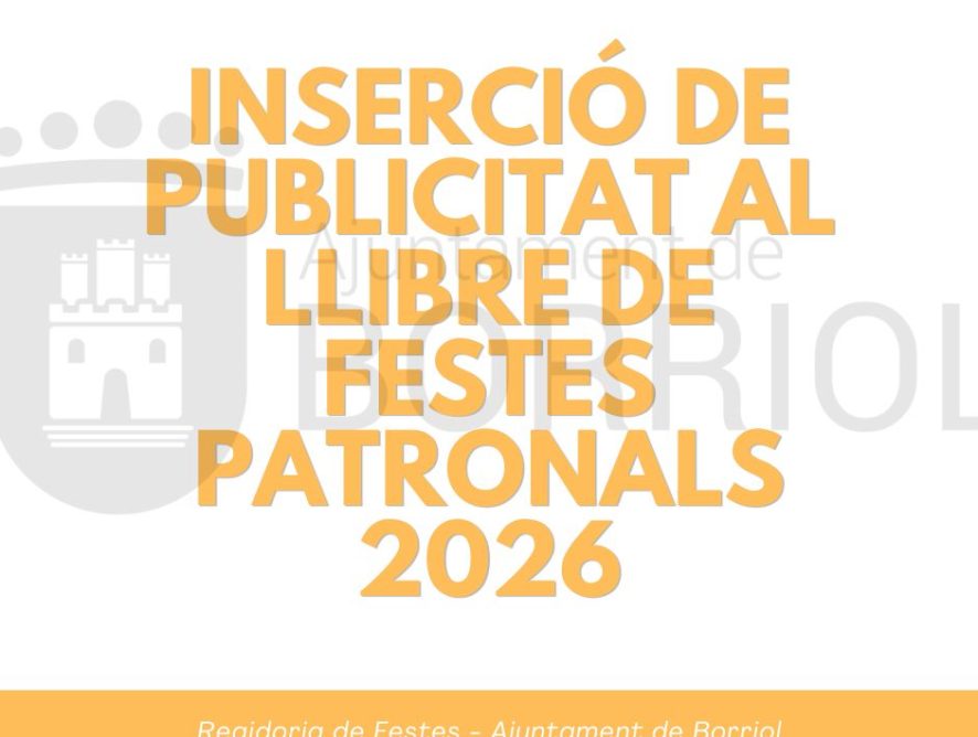 PUBLICITA TU NEGOCIO EN EL PROGRAMA DE FIESTAS DE SAN BARTOLOMÉ Y SAN ROQUE 2026